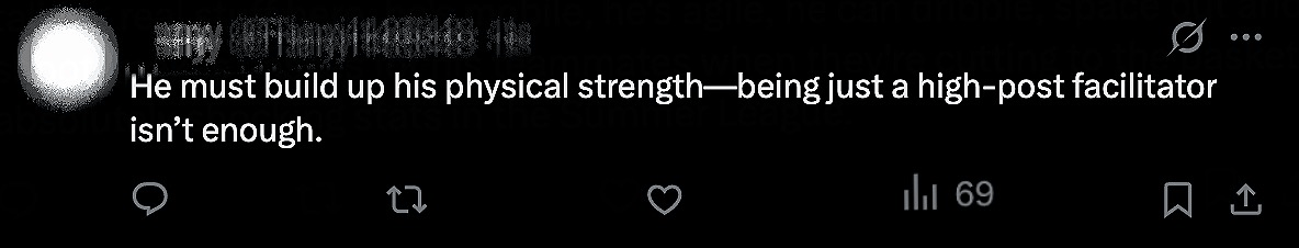 皇冠信用网会员申请_美媒热议杨瀚森NBA夏季联赛出色表现 网友称开拓者捡了“大漏”皇冠信用网会员申请！