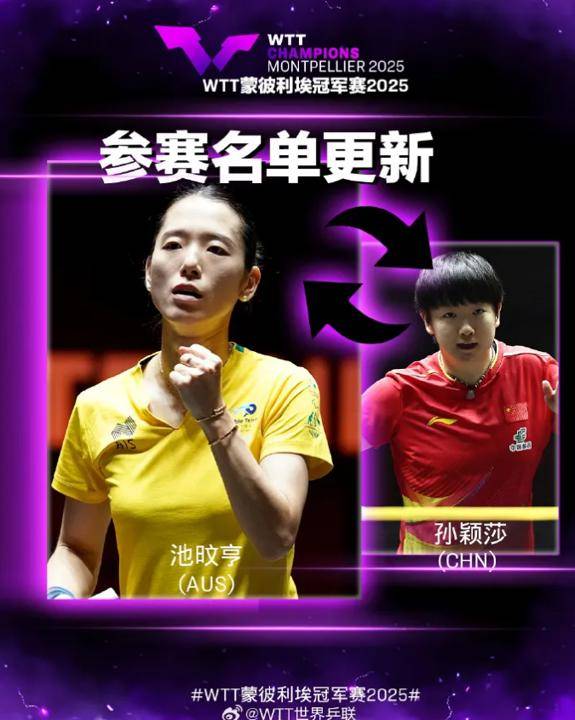 皇冠信用网出租代理
_突发皇冠信用网出租代理
!王楚钦、林诗栋、梁靖崑、孙颖莎、王曼昱退赛