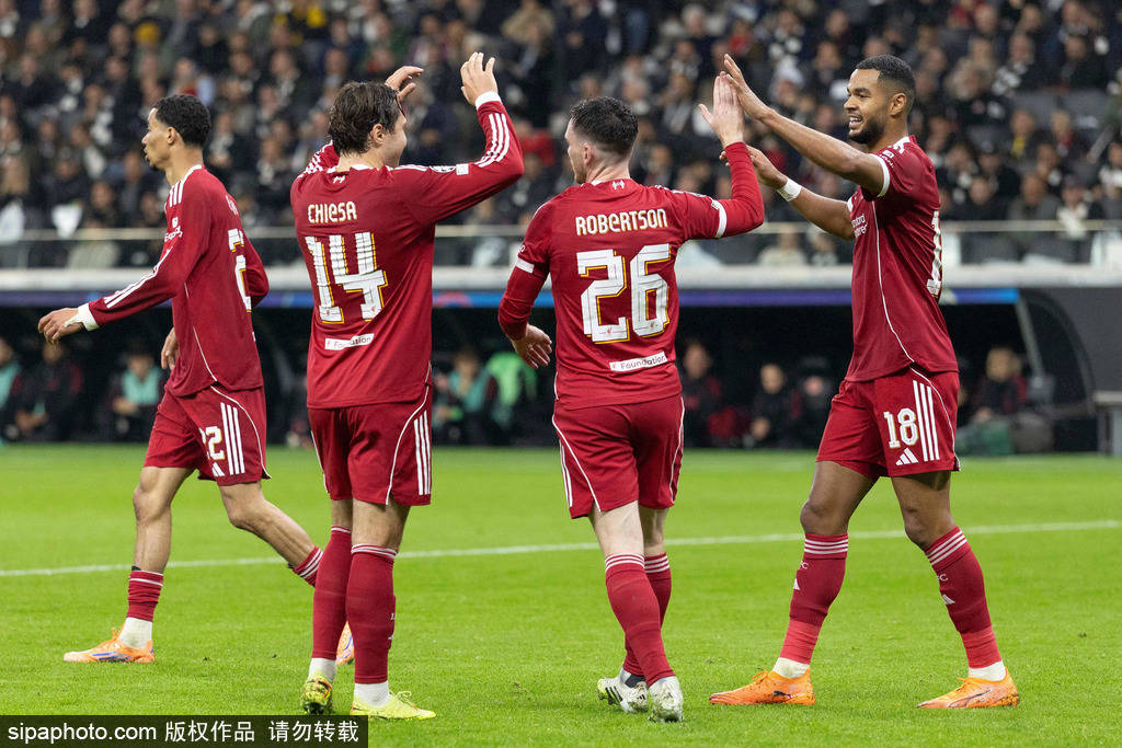 皇冠信用網开户
_欧冠-埃基蒂克反戈维尔茨两助攻 利物浦5-1法兰克福止4连败