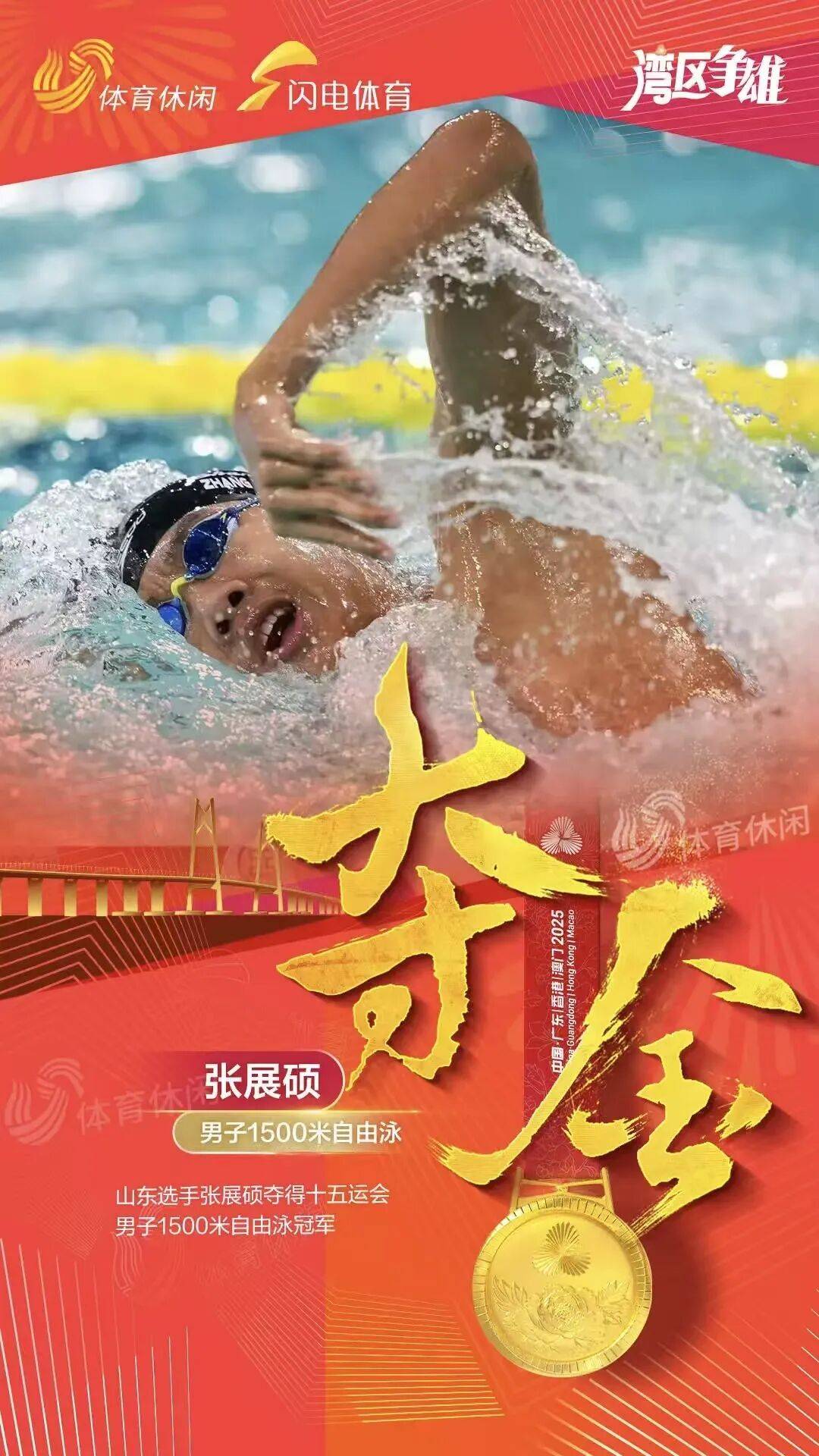 2026世界杯美加墨世界杯
_游泳第六金！张展硕1500米自由泳夺冠2026世界杯美加墨世界杯
，夺得个人第五金