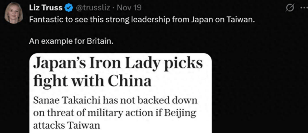 皇冠信用网会员开户
_英国“最短命首相”力挺高市早苗皇冠信用网会员开户
，还要拿她当英国榜样，高市早苗这下真危险了！