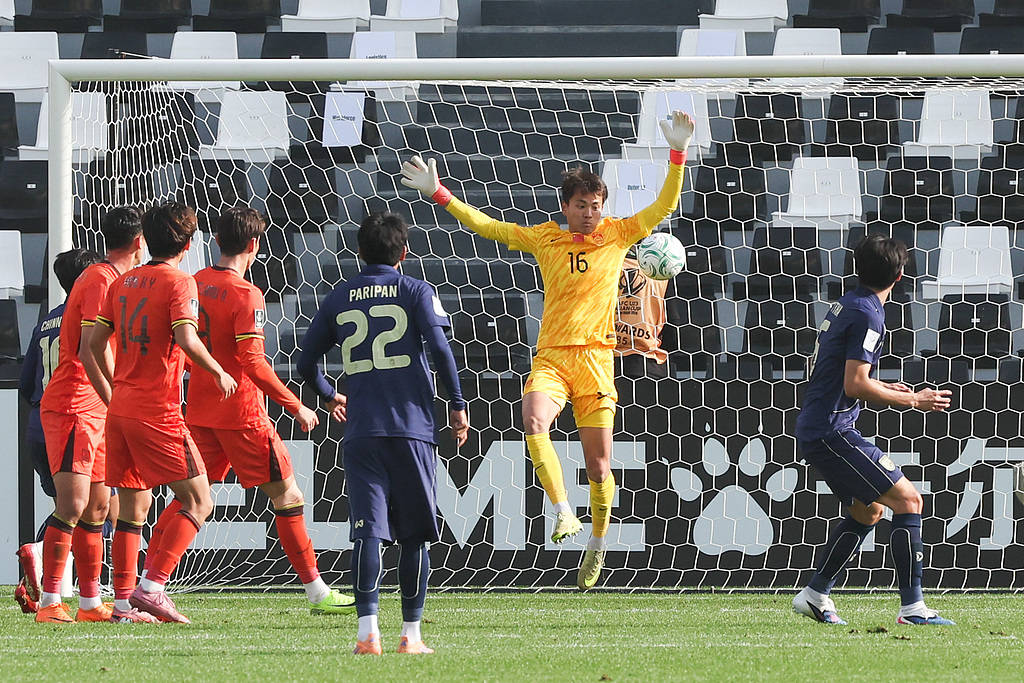 皇冠b盘_小组第二出线皇冠b盘！U23亚洲杯-李昊多次救险 中国0-0战平泰国